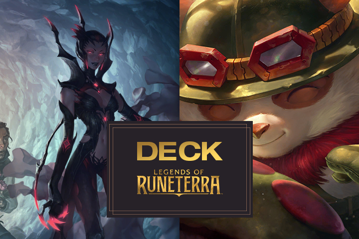 Legends of Runeterra : Deck Aggro burn Piltover et Zaun et Îles obscures avec Teemo et Elise sur LoR